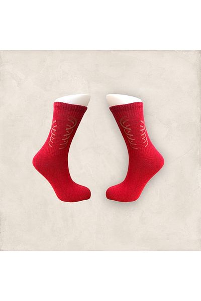 AL Bİ 90LIK Comfortable Stylish Unisex Highlighter Night Glowing Socks