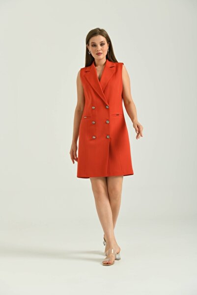 nodilife Жилет Elbise Turuncu
