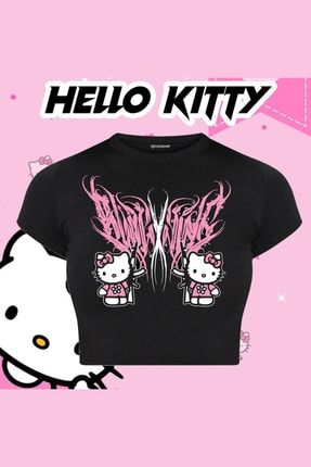 Hello Kitty overol t-shirt  Siyah üst, Club kıyafetleri, Okul öncesi noel  etkinlikleri