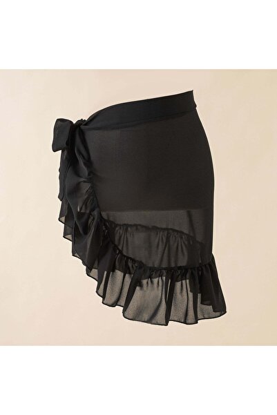 nuriçgiyim Ruffle Detailed Pareo Skirt