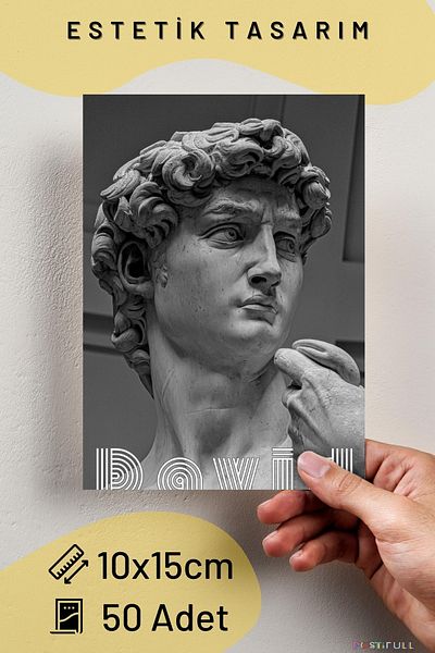 Postifull 50 τεμάχια 10*15cm αφίσες τοίχου - Κιτ κολάζ ζωγράφων, κάρτες καλλιτεχνικής αφίσας, με δώρο ταινίας