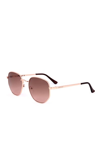 Calvin Klein Sunglasses - Brown - Geometric