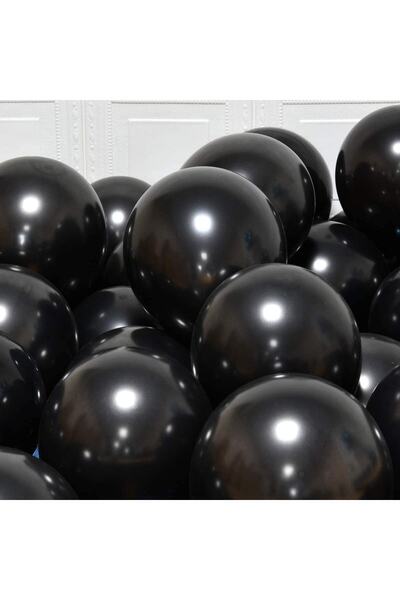 kidspartim بالون أسود معدني 12 إنك