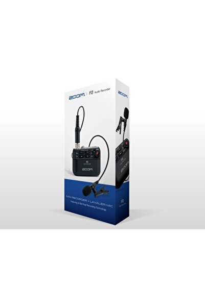 Zoom F2 Yaka Mikrofonu Ve Ses Kayıt Cihazı (siyah)