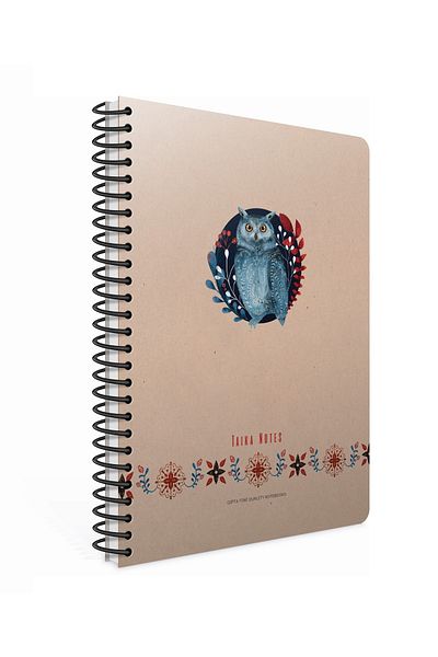 Gıpta Taika Notes Spiral Hard Cover Notebook 17x24 120 Sheets Lined