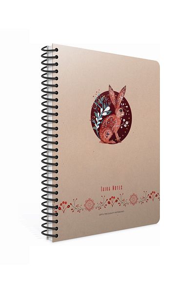 Gıpta Taika Notes Spiral Hard Cover Notebook 17x24 120 Sheets Lined