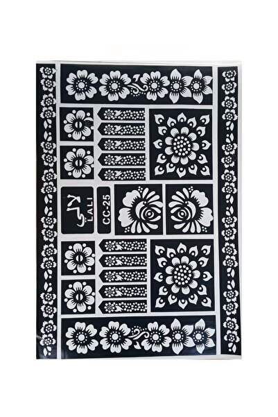 Haşimi Hint Kınası Kırmızı 25 G Tüp Ve Berra Desen A4 Cc-25