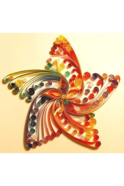 Jet Online Ince Quilling Seti, Kağıt Katlama, Kıvırma Sanatı, Telkari 0,5x50 Cm