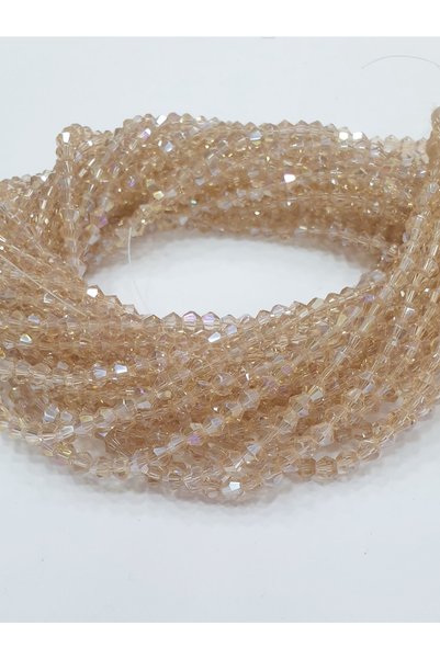 CRYSTALSHOP 4mm Pyramid Skin Crystal Beads (10 SERIES)