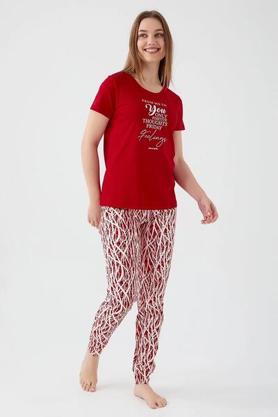 Pierre Cardin Set de pijamale pentru femei cu mâneci scurte din bumbac 8611