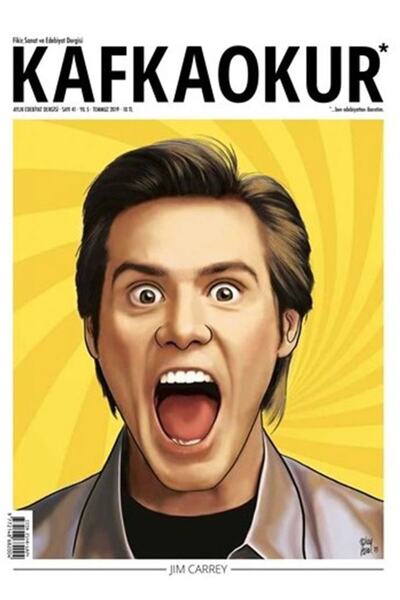 KafkaOkur Dergisi Kafkaokur Sayı 41 - Jim Carrey - Temmuz 2019