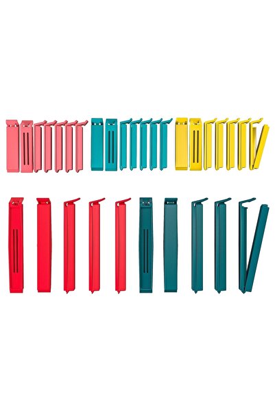 IKEA Bevara Paket Mandalı Renkli 30 Lu Ekonomik Paket 20 Parça 6 Cm Uzunluk V...