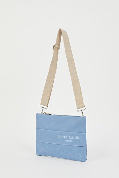 Pierre Cardin Mavi Mumlu Kanvas Kadın Omuz Çantası 05PO23Y3500