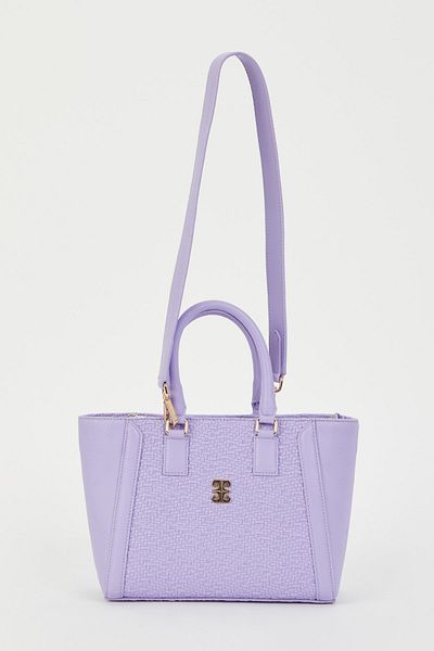 Pierre Cardin Geantă de umăr pentru femei Straw Lavender 05PO23Y1718