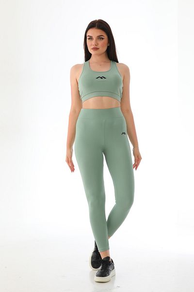 Everest Sports Sukuba Fabric Covered Badi & Lasik High Waist Tights Set