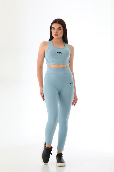 Everest Set de jambiere sport Sukuba acoperite cu țesătură Badi și Lasik cu talie înaltă