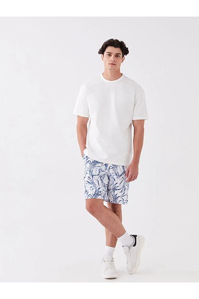 LC Waikiki Ανδρικό σορτς Slim Fit - με λεπτομέρεια γραβάτας