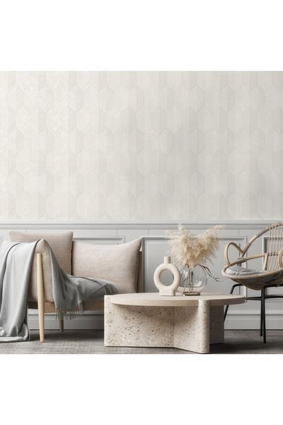 Adawall Vera Duvar Kağıdı Geometrik Desenli Non-woven Kağıt Taban Vinil Kaplı