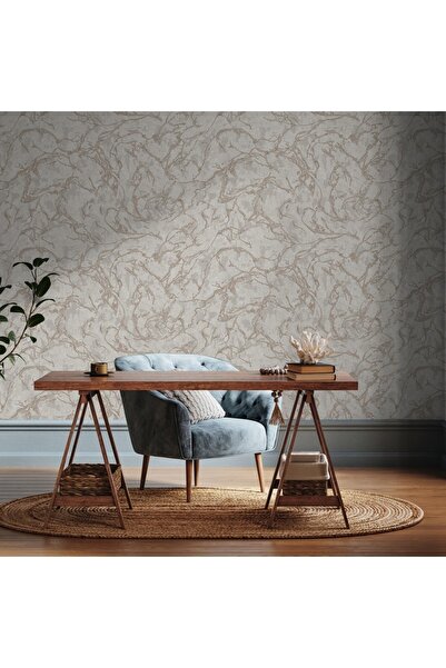 Adawall Vera Duvar Kağıdı Doğal Taş Desenli Non-woven Kağıt Taban Vinil Kaplı