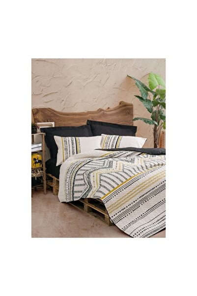 Cotton Box Ethnic Çift Kişilik Complete Set Elvira Siyah