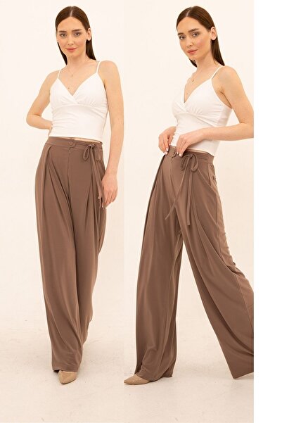 Laranor Панталони с широки крачоли и шнур