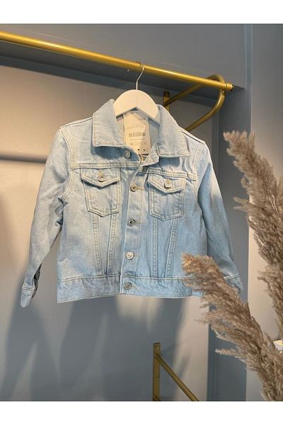 Zuzu Jachetă de blugi unisex cu detaliu Mickey sezon nou