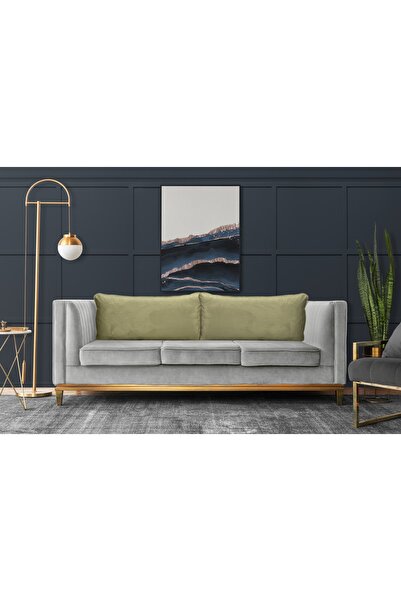 AYPETEKS Açık Kahve Tay Tüyü Biyeli Koltuk Sırt Kırlent Kılıfı Kanepe Minderi Büyük Kırlent Kılıfı