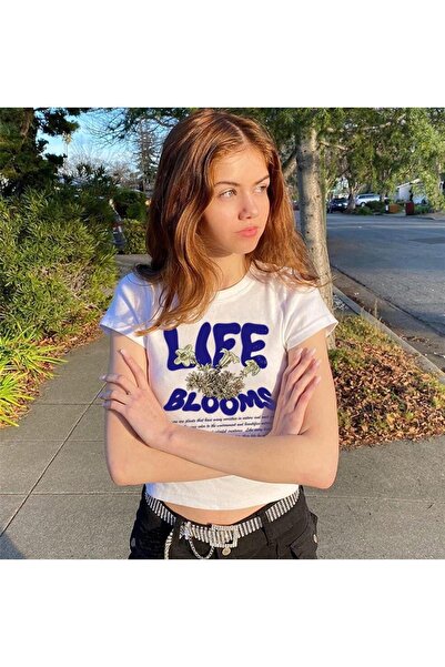 Touz Magnaqia Life Blooms - Λευκό Εκτύπωση