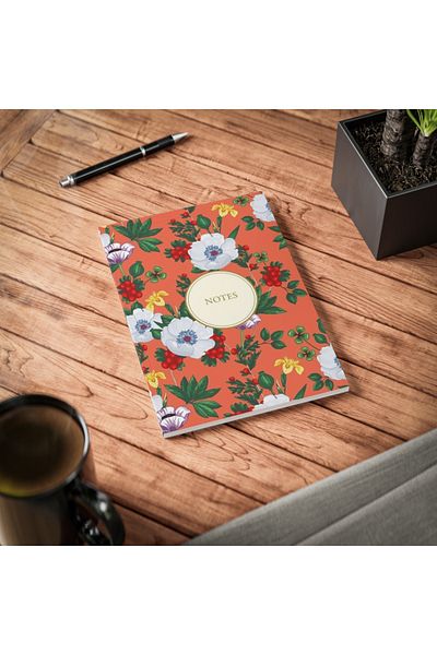 Egenis Caiet cu rigle cu copertă rigidă din pânză Copertă rigidă 160 coli 14x20cm -1