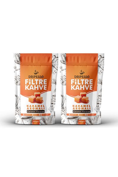 Dripesso Kahve 500g Filter Coffee - Caramel Flavored