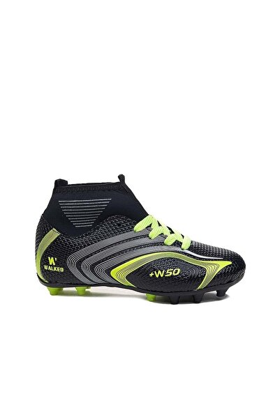 Walked Super Mercury Erkek Çocuk Bilekli Çoraplı Dişli Çim Krampon Çocuk Halı...