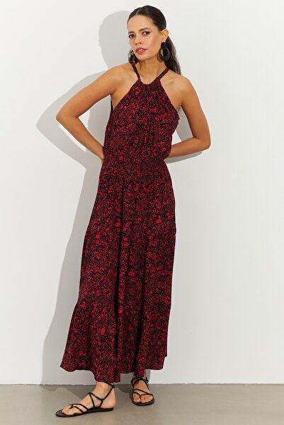 Cool & Sexy Rochie midi roșie pentru femei BK1644