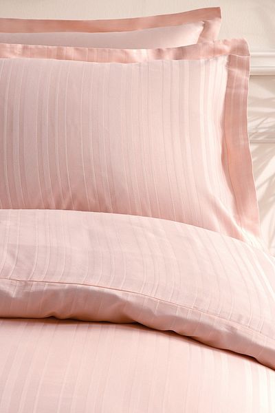 Puffy King Size Bamboo Satin Duvet Cover Set - Melvin Powder