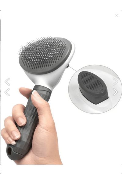 yadatech Cat Comb Pet Comb Automatic Cleaning Pets Brush with Keys Cat Dog Hair Collector Comb