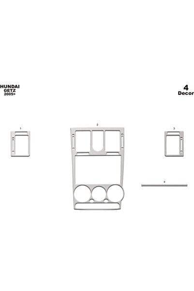 meriç cockpit design ميريتش ®   هيونداي H 100 توربيو أمامي مطلي ألومنيوم 10 ق...