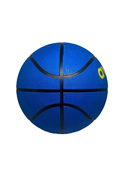 AVESSA Brc-6 Basket Topu Unisex Kauçuk Soft Touch Basketbol Topu Mavi No 6 + Pompa + Havlu Bileklik