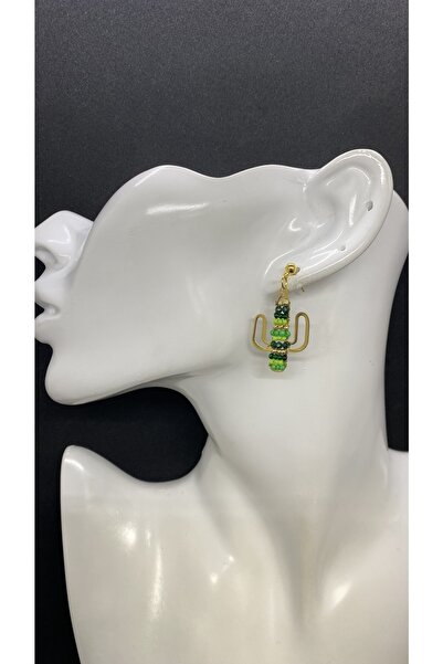 Porsuk Alternatif اليدوية الحياكة الخرز الصبار الأرز أقراط المرأة