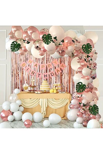 DÜVENCİ TİCARET Çıtıpitıstore Luxury Birthday Balloon Set