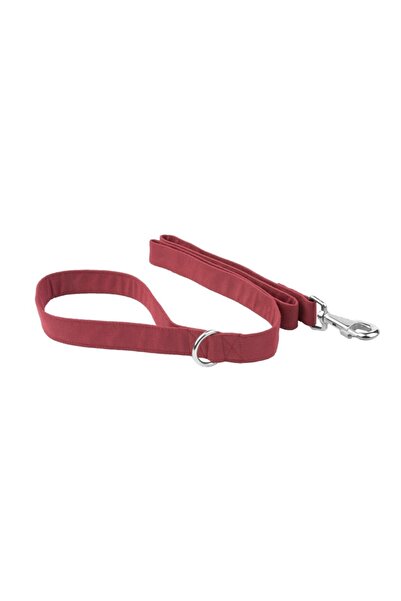 Lusi Doog Maroon Dog Walking Strap Dog Collar (Width Optional)