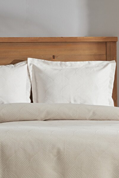 Karaca Home Oyster Çift Kişilik Yatak Örtüsü Gold