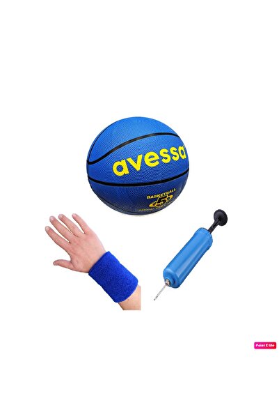 AVESSA Brc-5 Basket Ball Unisex Rubber Soft Touch Basketball Ball Blue No 5 +...
