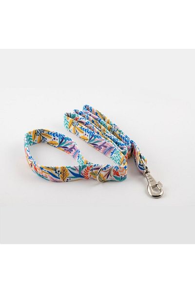Lusi Doog Flower Patterned Dog Walking Strap Dog Leashing (WIDTH OPTIONAL)