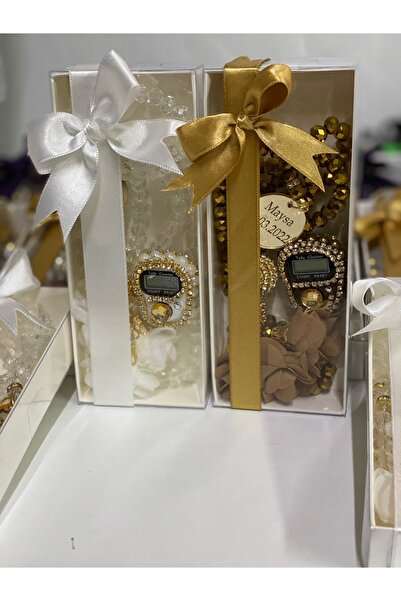 GÜLSEMALİ 10 Adet Isme Özel Dağıtmalık Hediye Kristal 99 Luk Tesbih Ve Taşlı ...