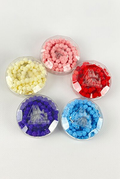 Genel Markalar 5 Adet Gül Kokulu Tesbih | Gül Desenli Kutulu 6 Mm Tesbih Fark...