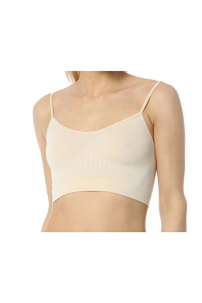 Ödül حمالة صدر نسائية ذات خصر عالٍ وحزام حبل باللون البني 3050