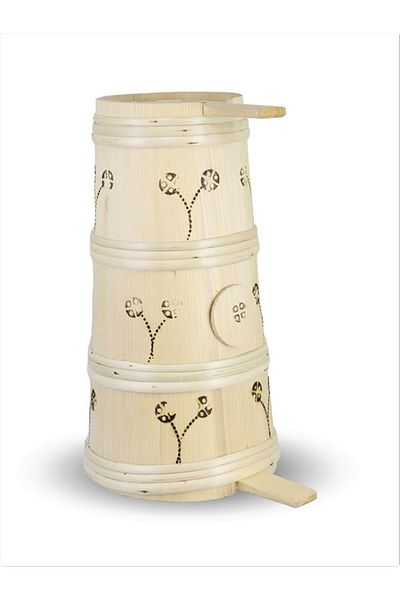 MORYA Copper Wooden Churn 50 Cm