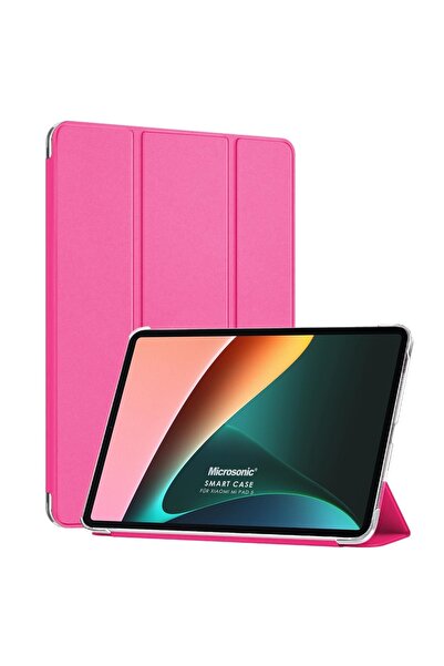Microsonic Xiaomi Mi Pad 5 Smart Case ve Arka Kılıf Pembe