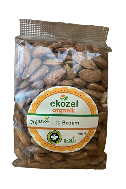 Ekozel Sertifikalı Organik Çiğ Badem - 500 G
