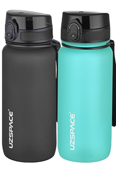 Uzspace 2-Piece Tritan Flask Set 650 Ml 14 Different Color Options Fiftyfifty