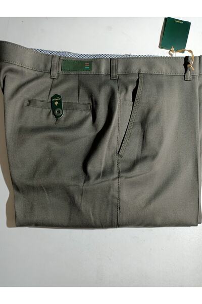 LAMPART Classic Plus Size Linen Trousers